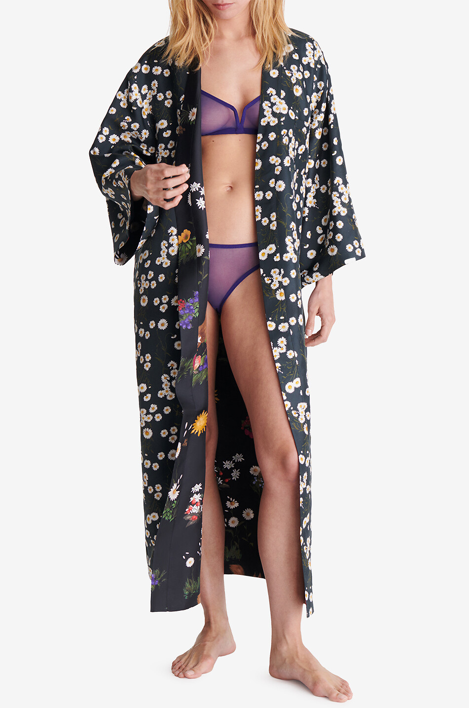 ERES Seidentwill-Kimono mit Print Passionnement Damen BUNT 4