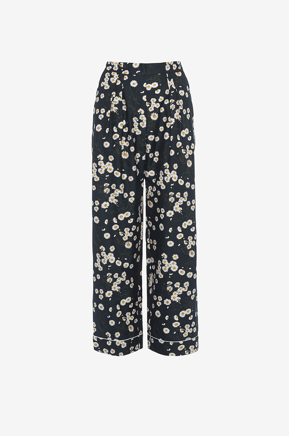 Bas de pyjama en sergé de coton et soie Beaucoup