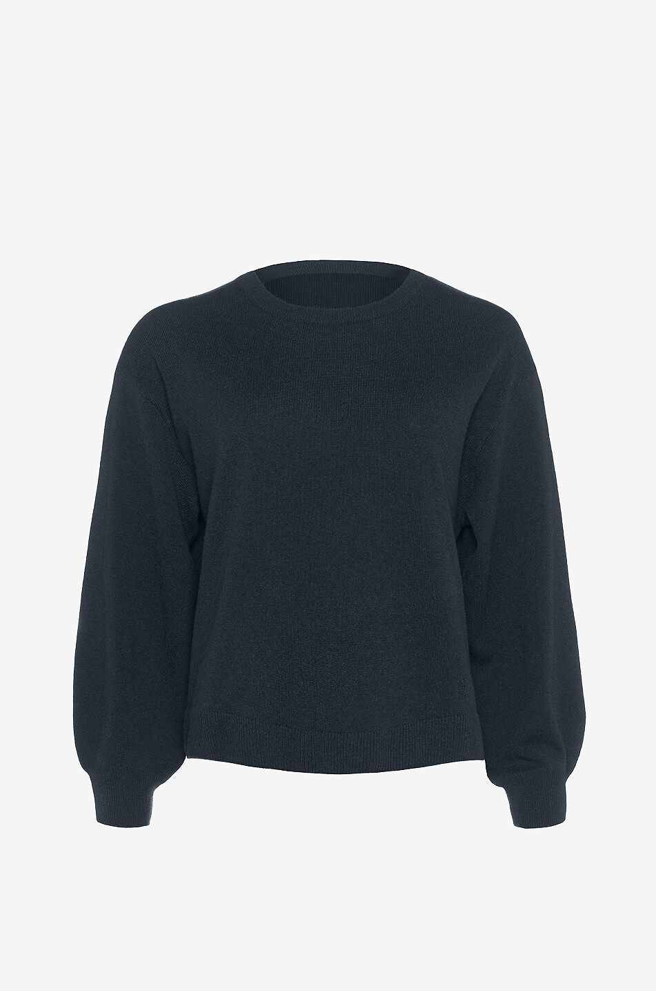 ERES Pull boxy en laine et cachemire à col rond Famous Femme BLEU 1