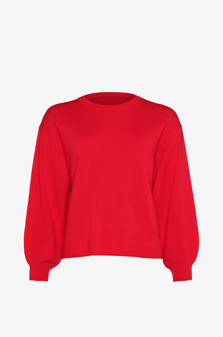 Boxy-Pullover aus Wolle und Kaschmir mit Rundhals Famous