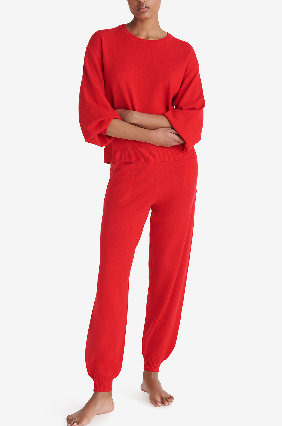 ERES Boxy-Pullover aus Wolle und Kaschmir mit Rundhals Famous Damen ROT 2