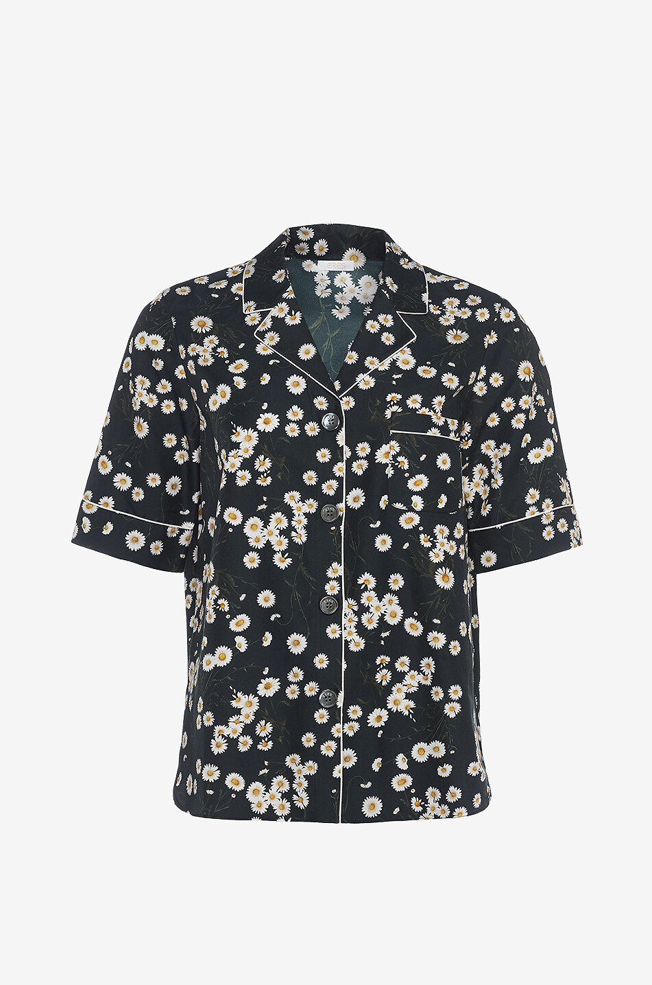 ERES Kurzarm-Pyjamahemd mit Gürtel Je T'aime Damen BUNT1 1