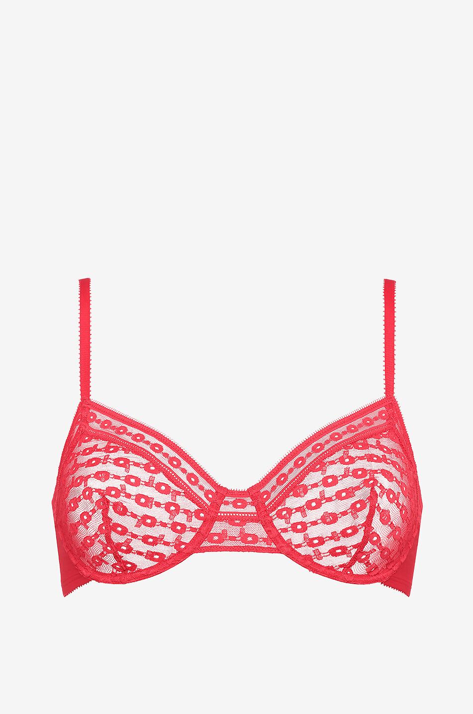 ERES Bügel-BH aus Spitze Immortelle Damen ROT 1