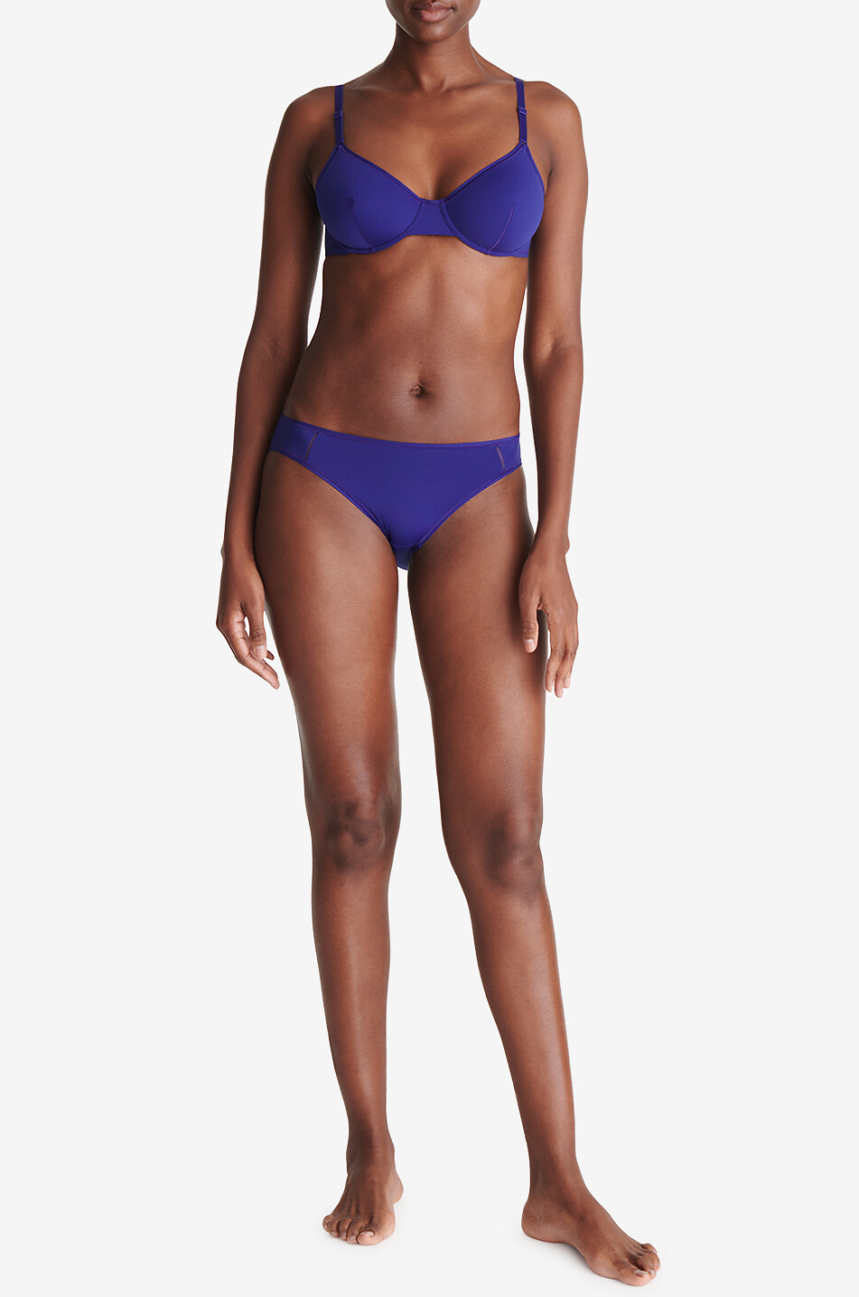 ERES Culotte taille basse en jersey Enora Soyeuse Femme VIOLET 6