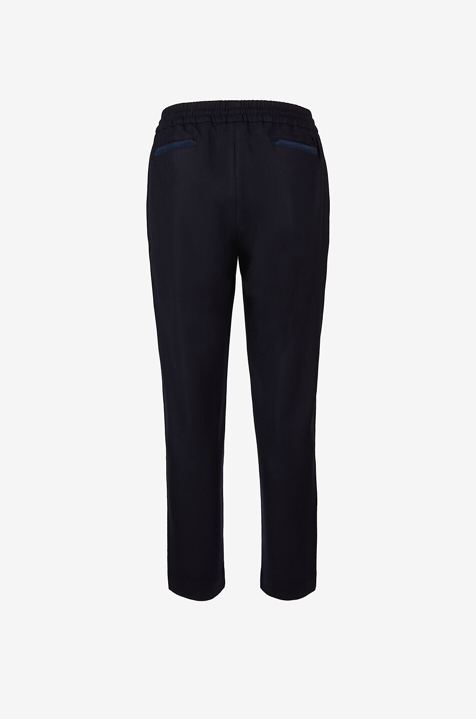 SEASE Mindset jogger fit straight-leg flannel trousers Men DARK BLUE 2