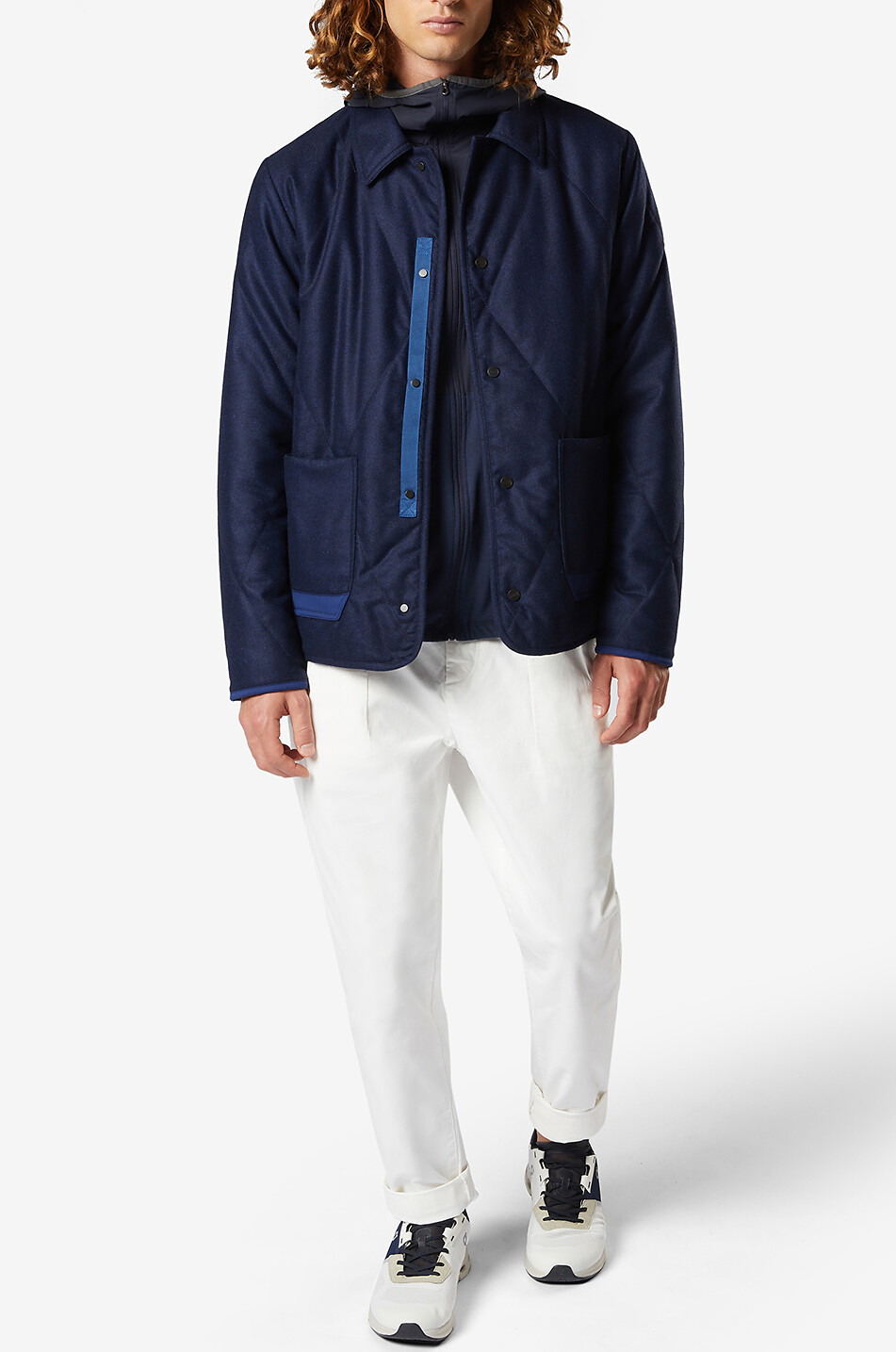 Veste chemise en flanelle matelassée Lulworth