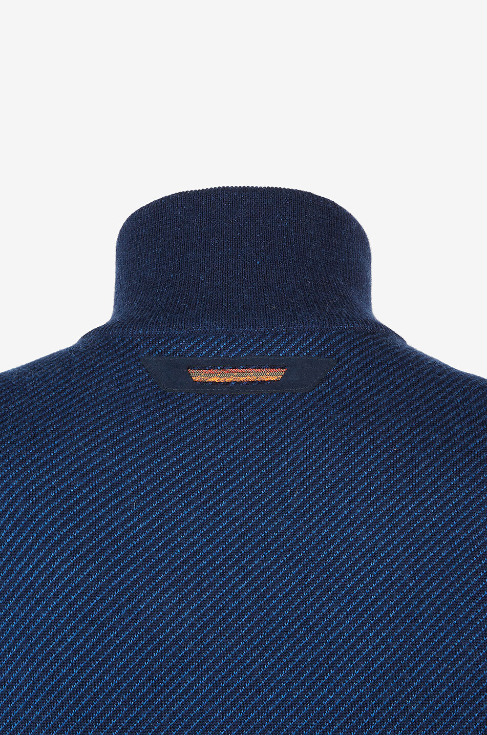 Cashmere and silk half-zip stand-up collar jumper