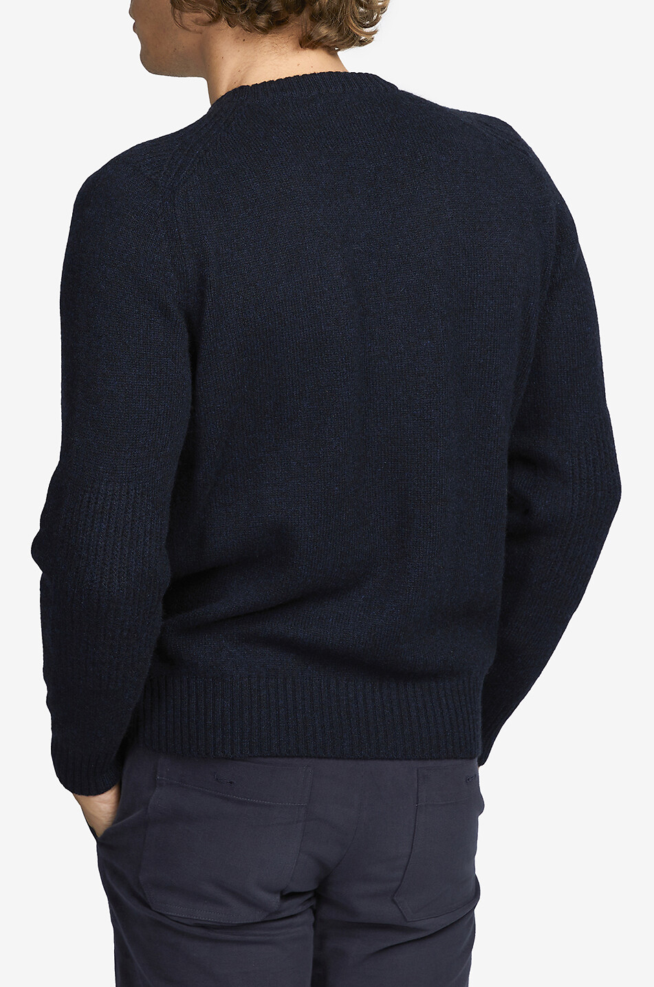 Pullover mit Rundhalsausschnitt aus Kaschmir Coarsehair