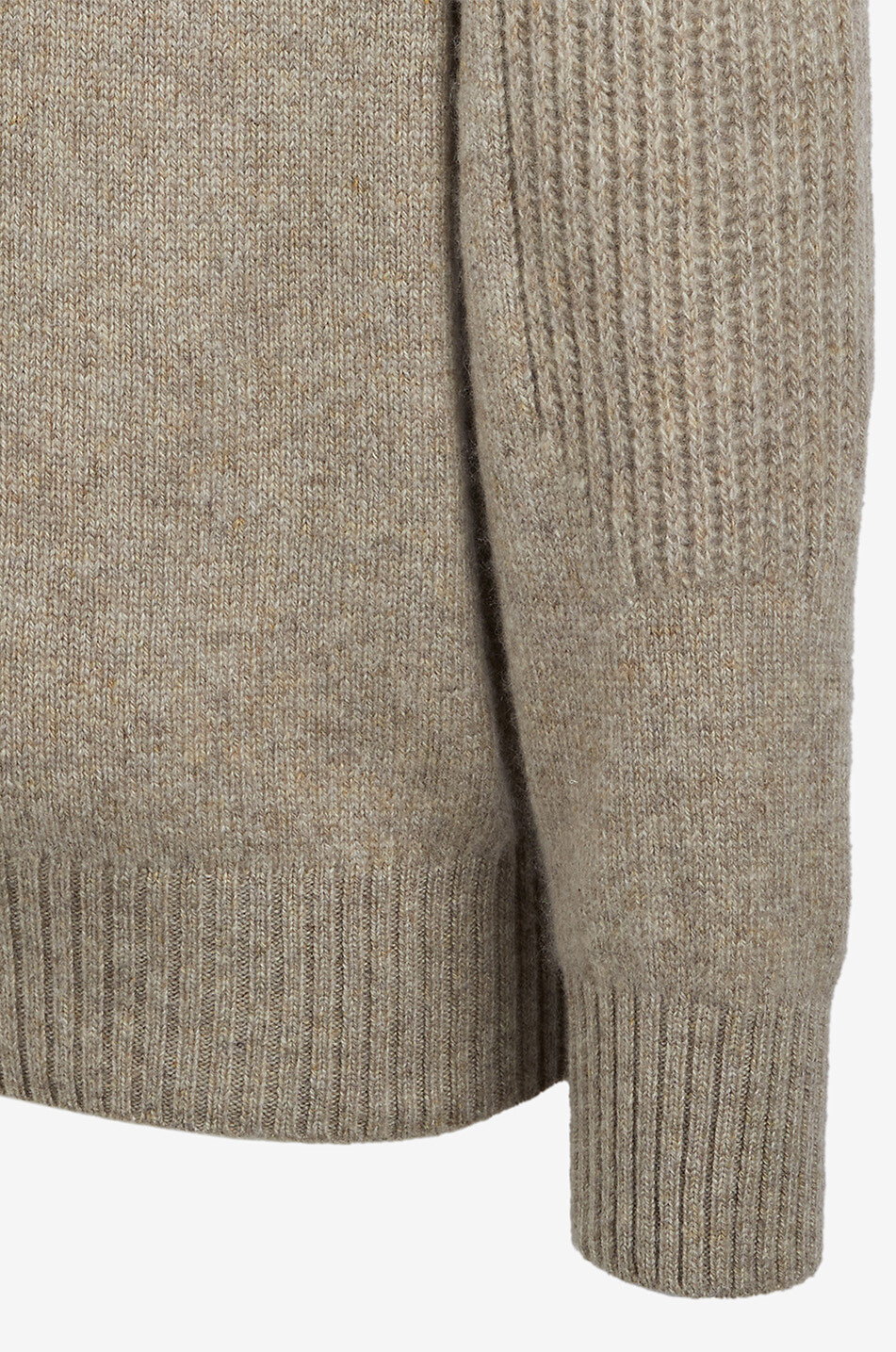 Pull à col roulé en cachemire Coarsehair