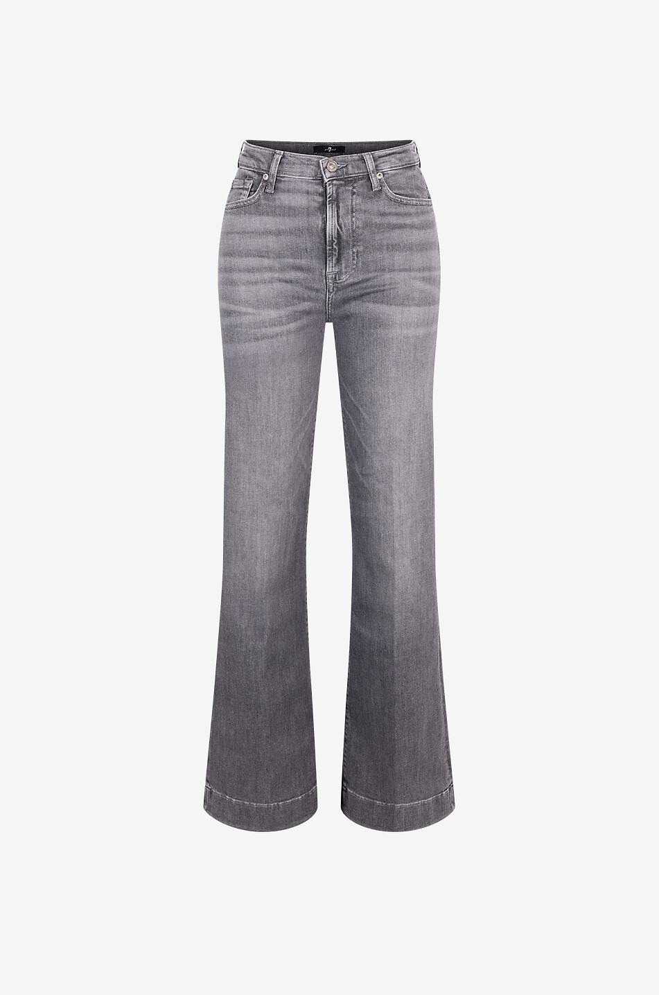7 FOR ALL MANKIND Modern Dojo Soho flared faded jeans Women GREY 1