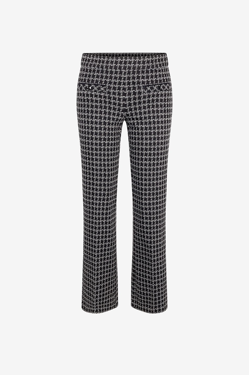 Hose mit geradem Bein Hahnentritt-Tweed Faith