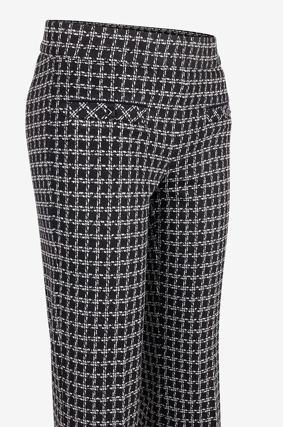 Hose mit geradem Bein Hahnentritt-Tweed Faith