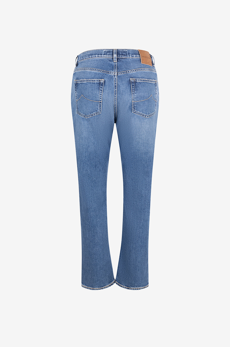 Jeans mit geradem Bein aus Baumwolle und Lyocell Holly