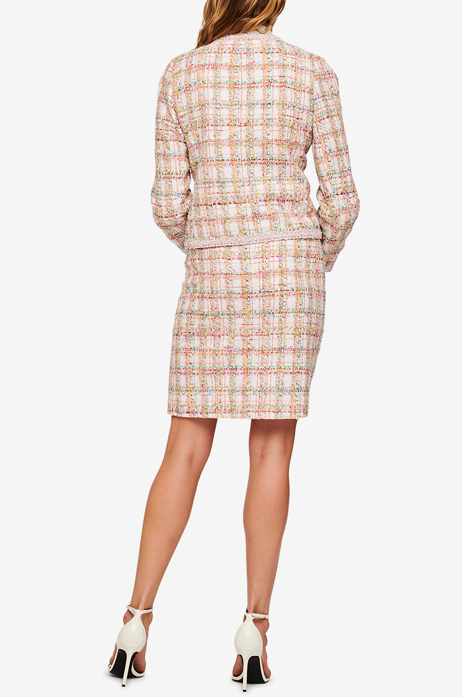 WEILL Veste en tweed à carreaux Taly Pastel Femme MULTICOLORE 4