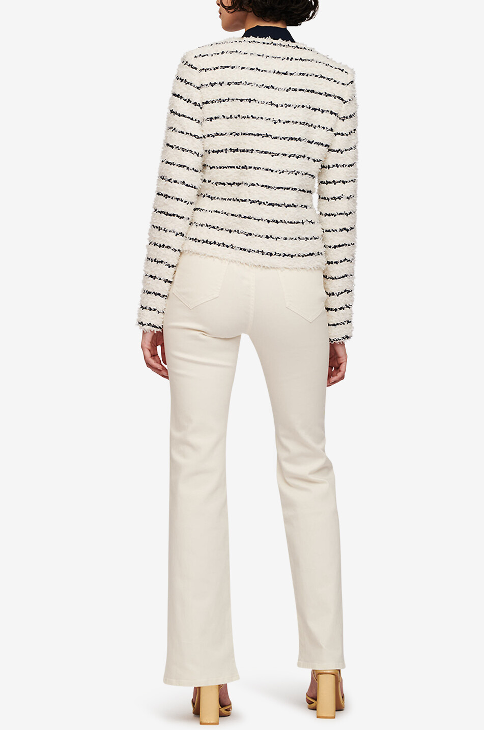 WEILL Chayne Marinière bouclé tweed jacket Women EGGSHELL 4