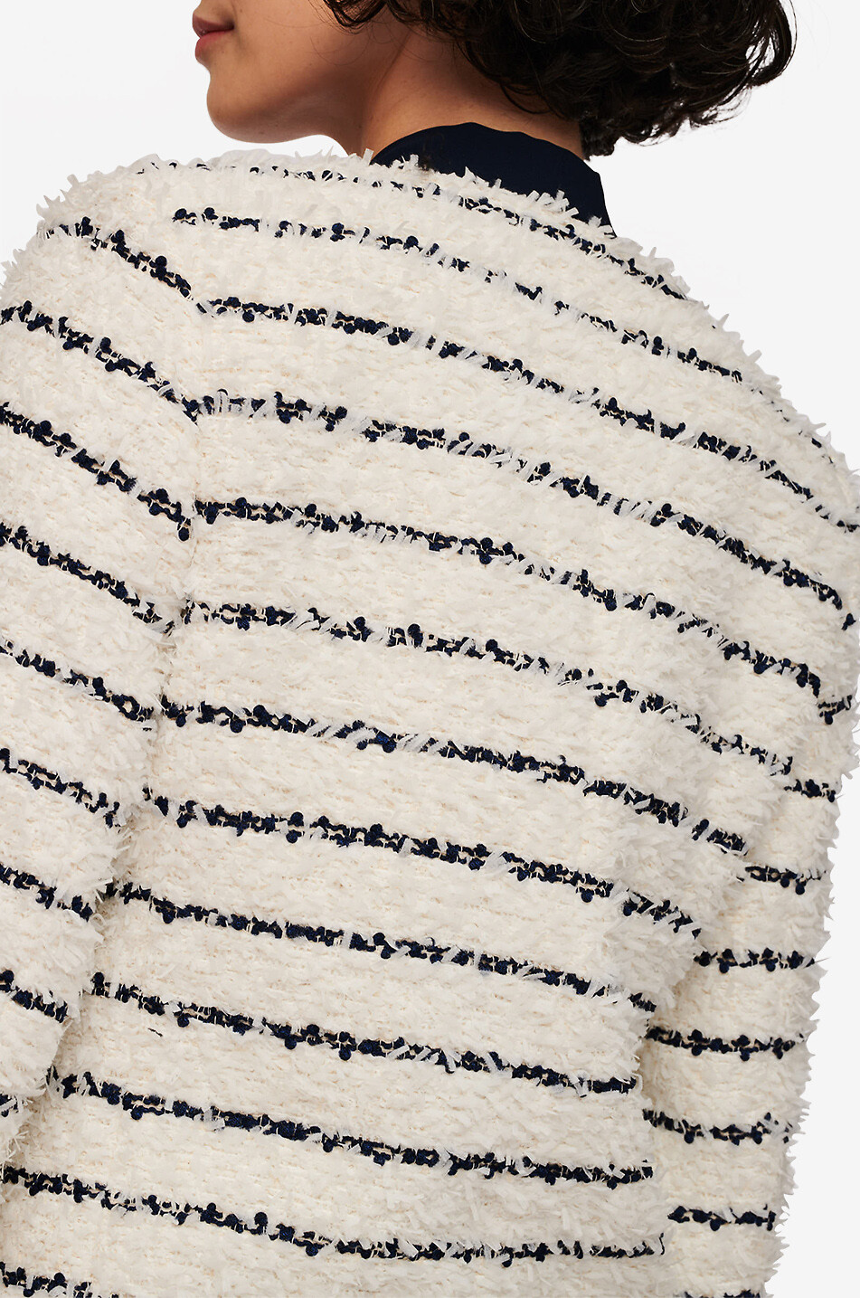 WEILL Chayne Marinière bouclé tweed jacket Women EGGSHELL 9