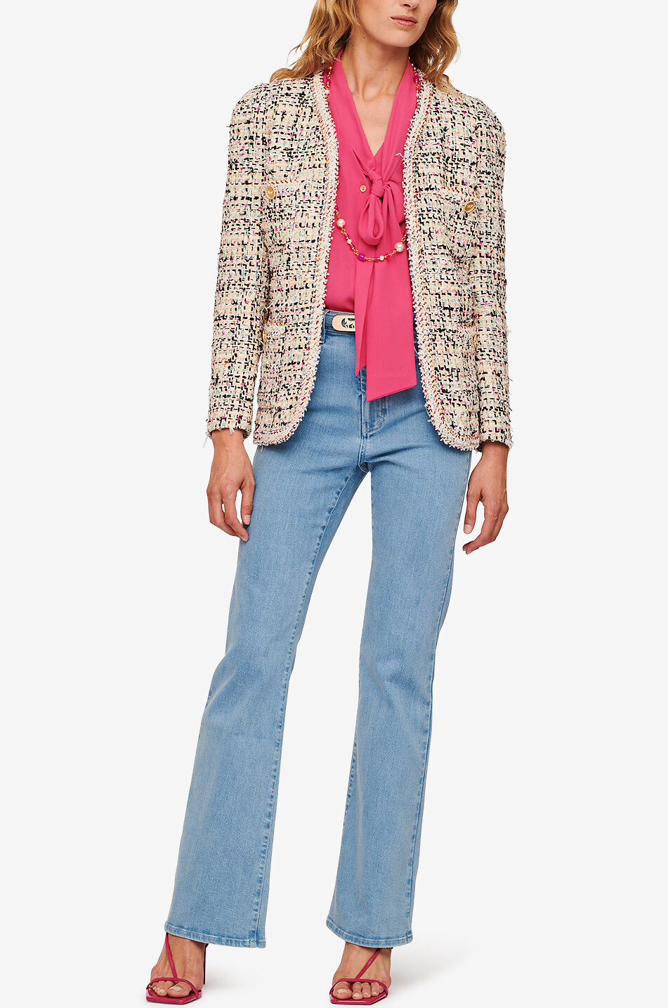 Tweed-Kostümjacke Cleden Multico