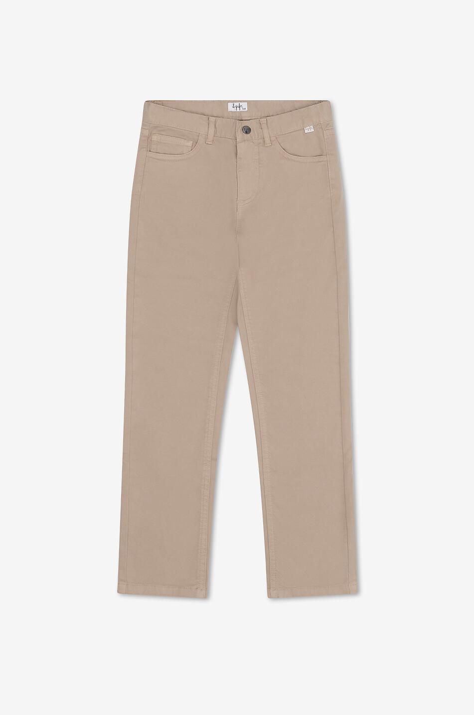 Jean slim toucher velours garçon