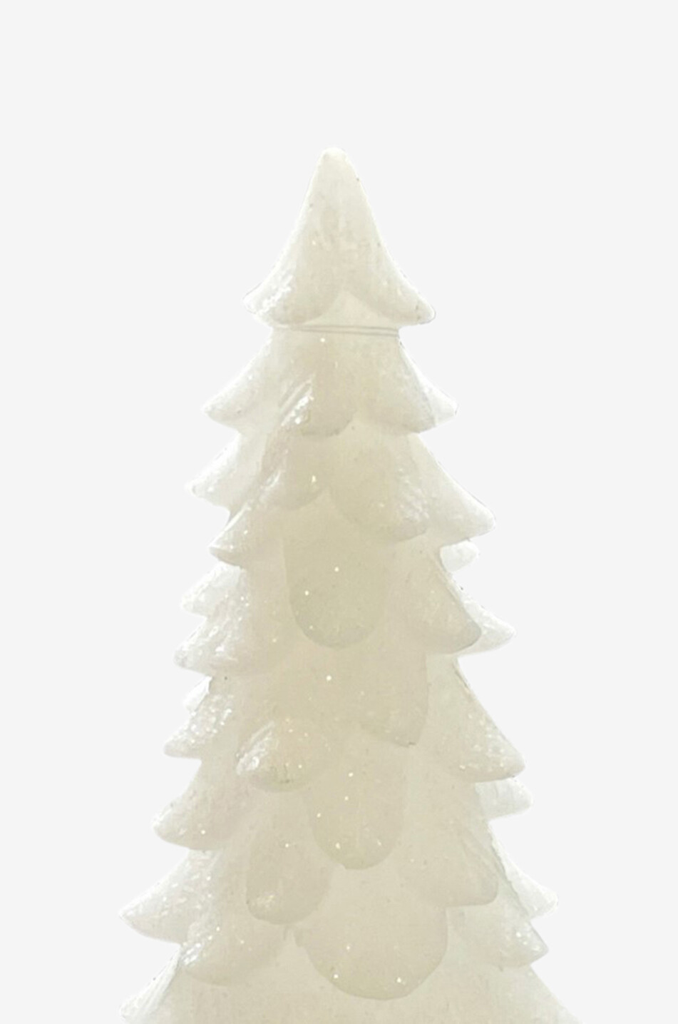 KAHEKU SCHONES WOHNE Elektrische Weihnachtskerze Tannenbaum - L Haus WEISS 2