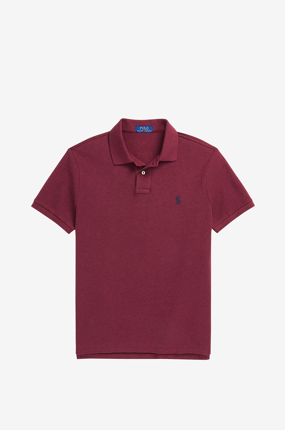 Polo en coton piqué brodé Pony Custom Slim Fit