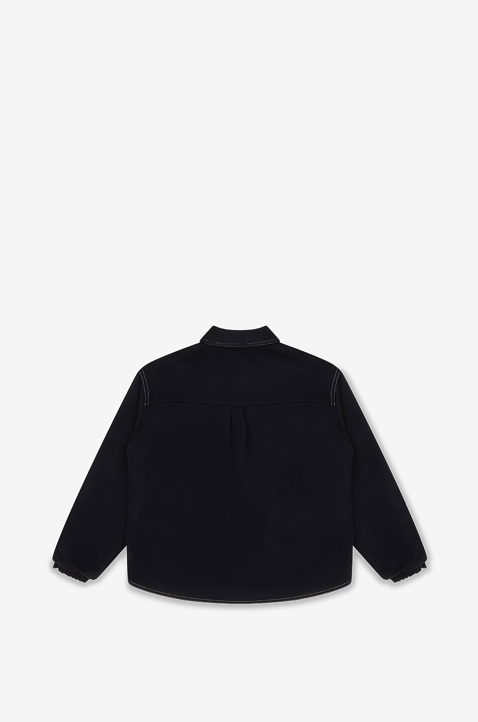FENDI Surchemise réversible en molleton et nylon FF garçon Garçon NOIR 2