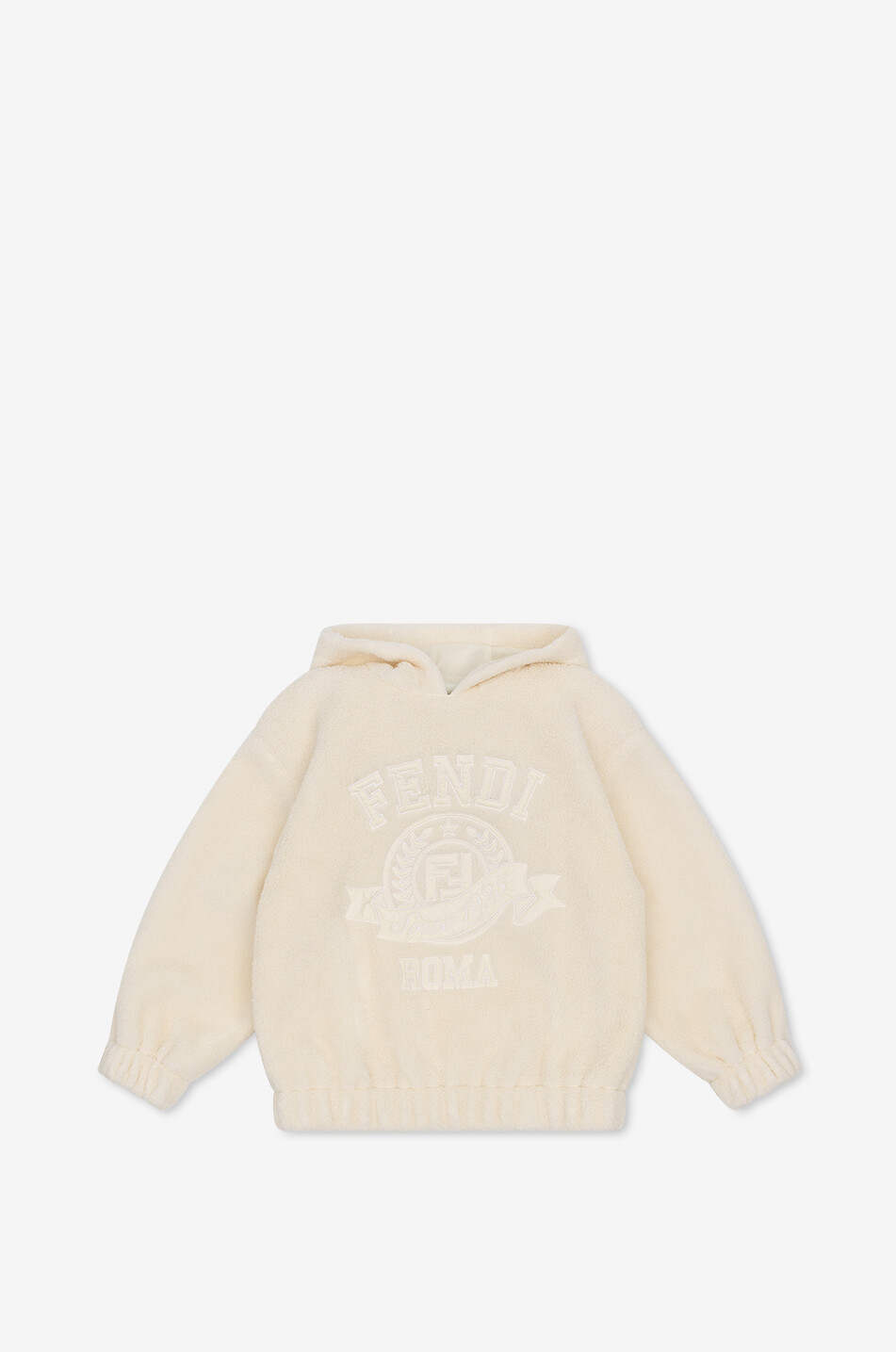 Sweat-shirt à capuche en peluche enfant Varsity Fendi