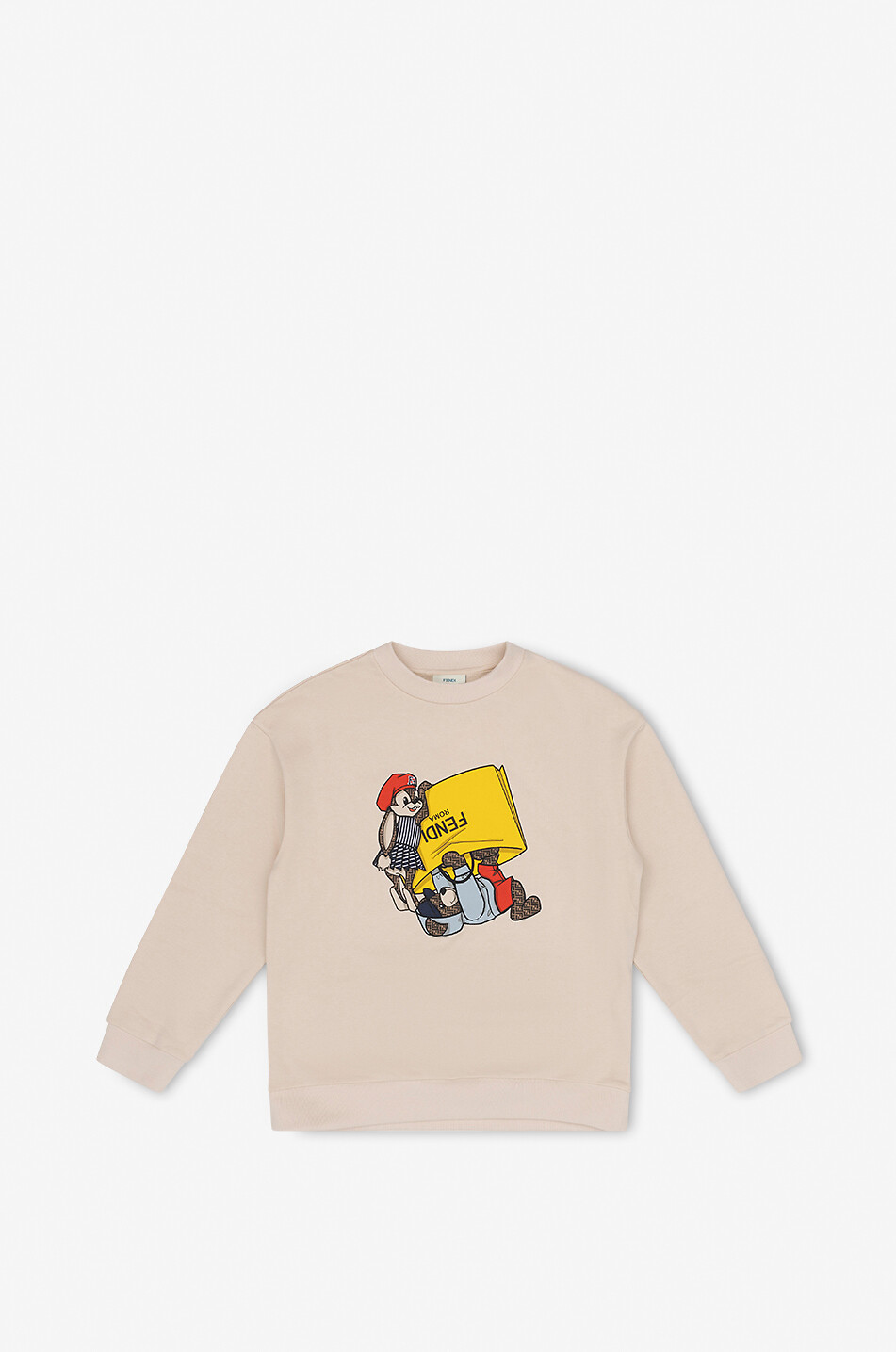 Sweat-shirt à col rond oversize enfant FF Rabbit & Bear