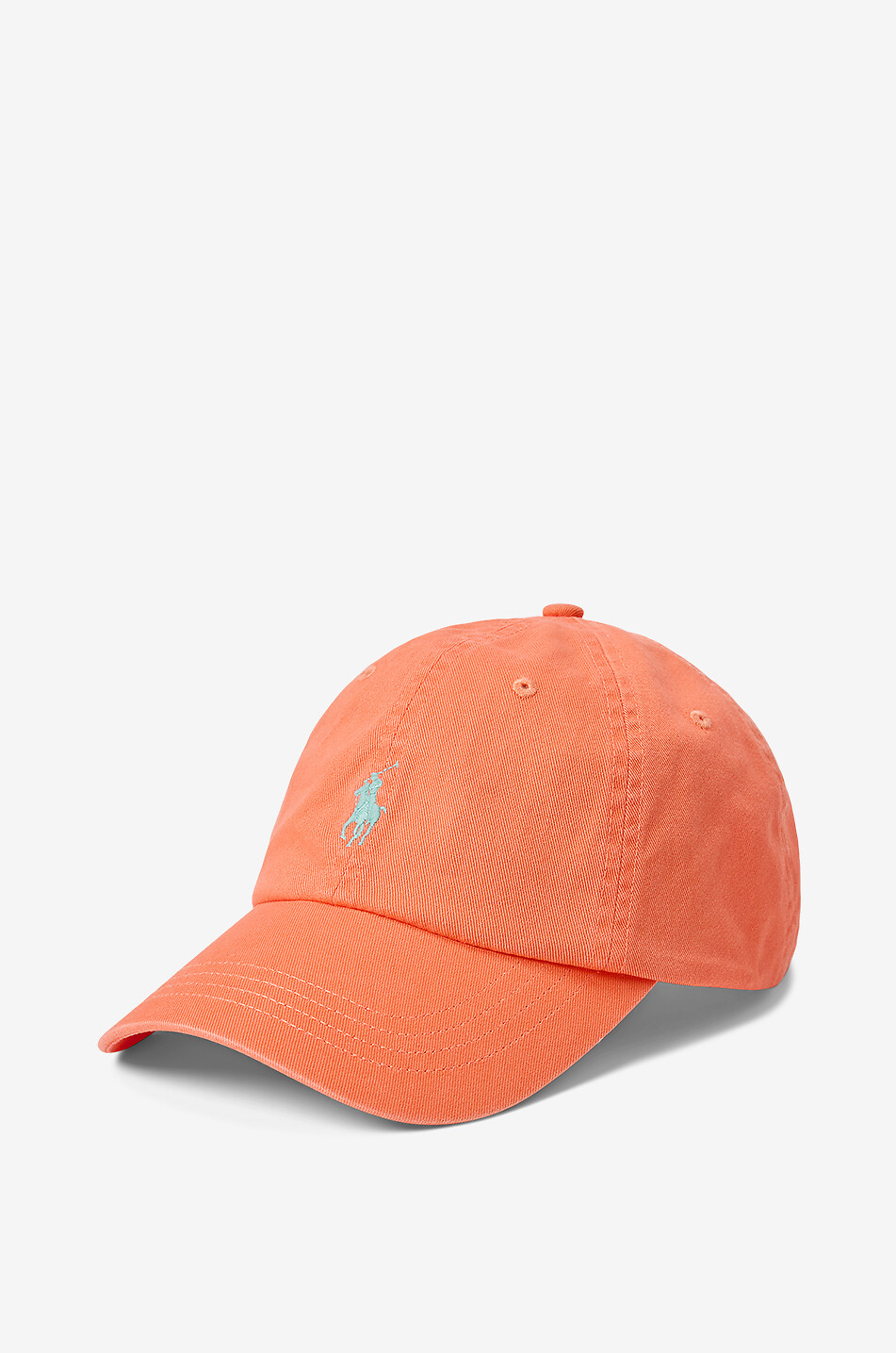 POLO RALPH LAUREN Chino cotton baseball cap Men ORANGE 1