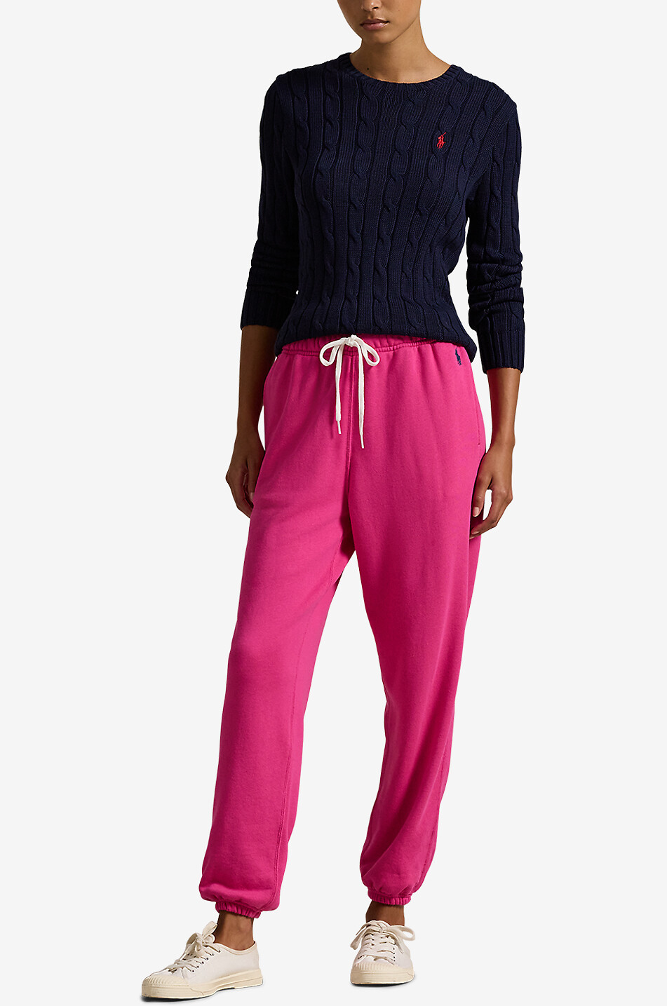 POLO RALPH LAUREN Pantalon de jogging en molleton Pony Femme ROSE MOYEN 4