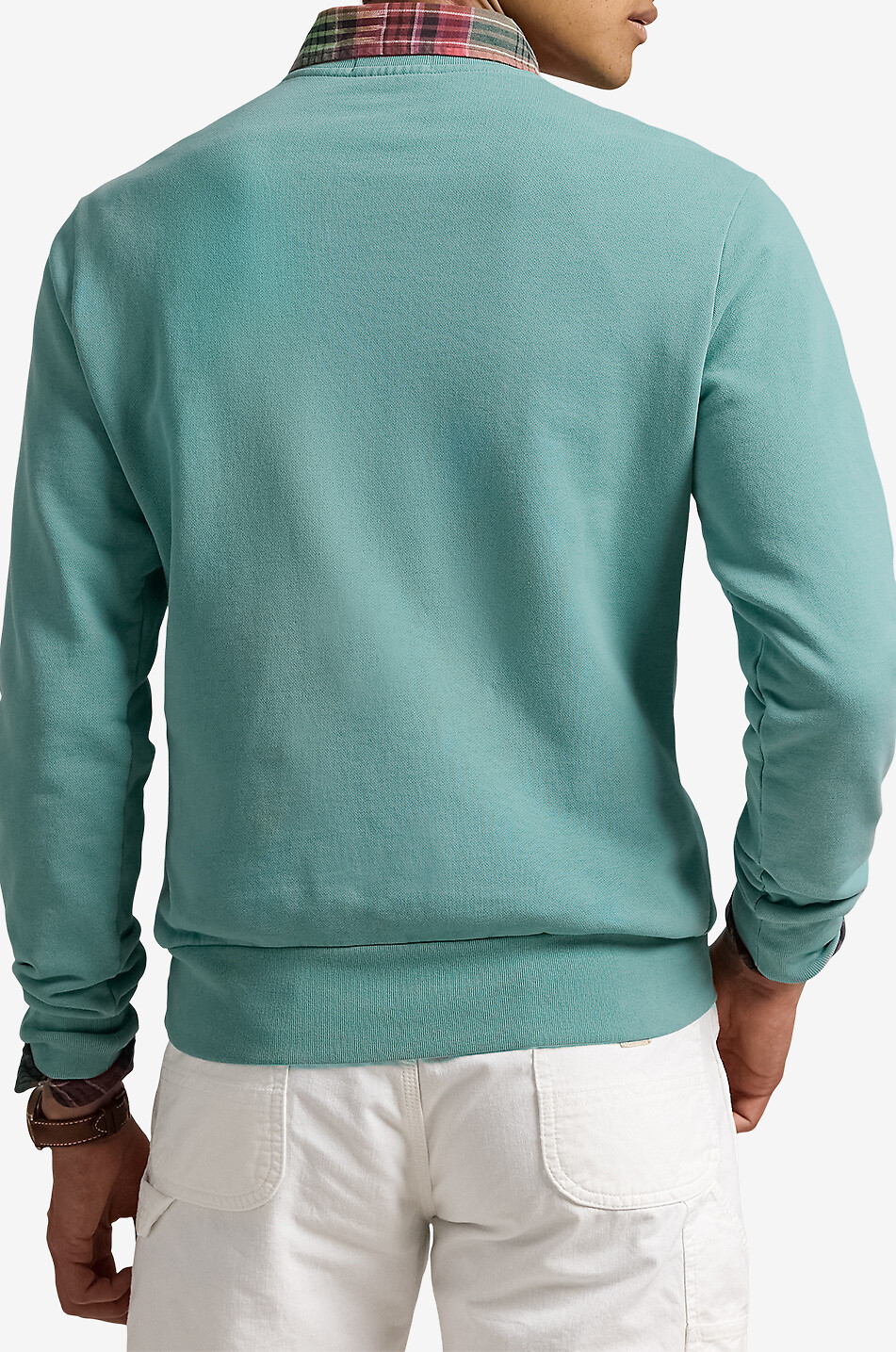 POLO RALPH LAUREN Pony lightweight crewneck sweatshirt Men GREEN 3
