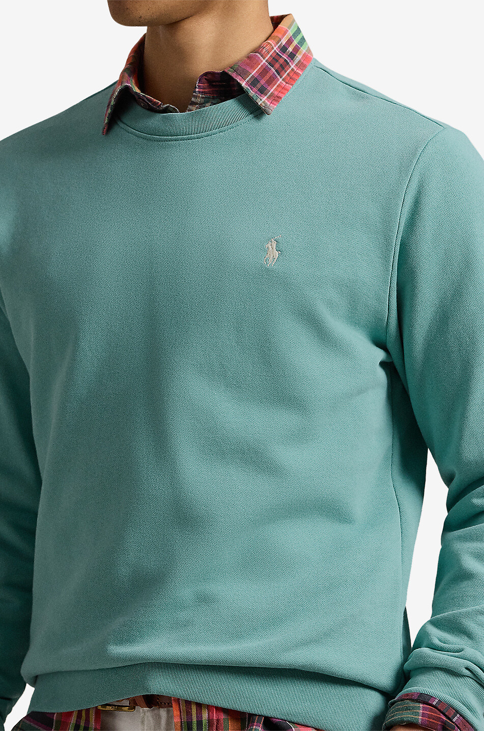 POLO RALPH LAUREN Pony lightweight crewneck sweatshirt Men GREEN 5