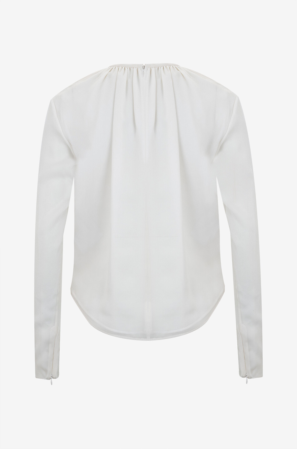 GIAMBATTISTA VALLI Floral Wallpaper printed silk georgette blouse Women WHITE 3