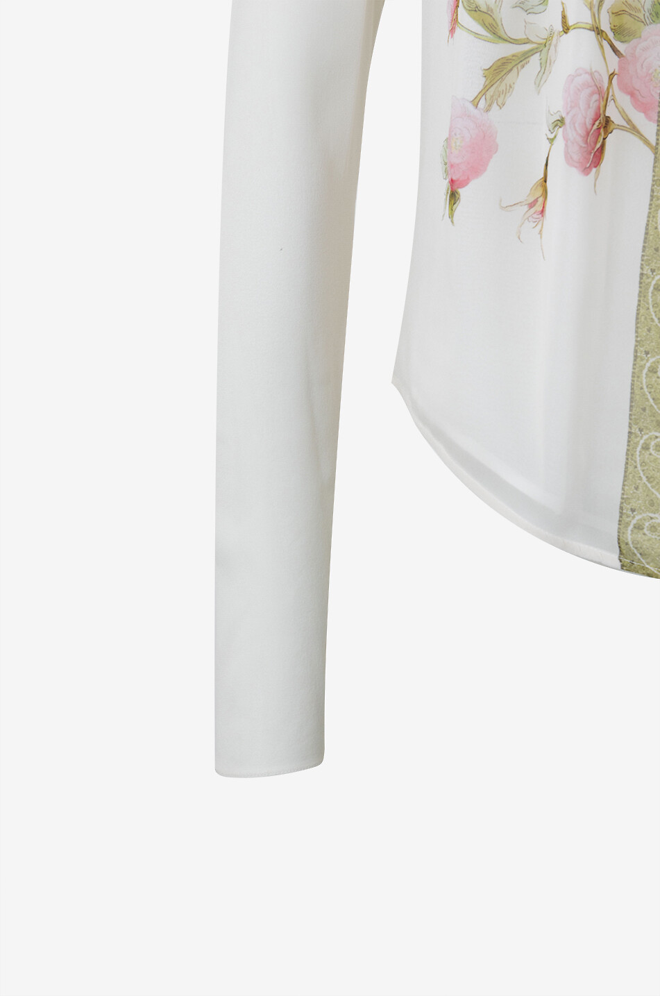 GIAMBATTISTA VALLI Floral Wallpaper printed silk georgette blouse Women WHITE 5