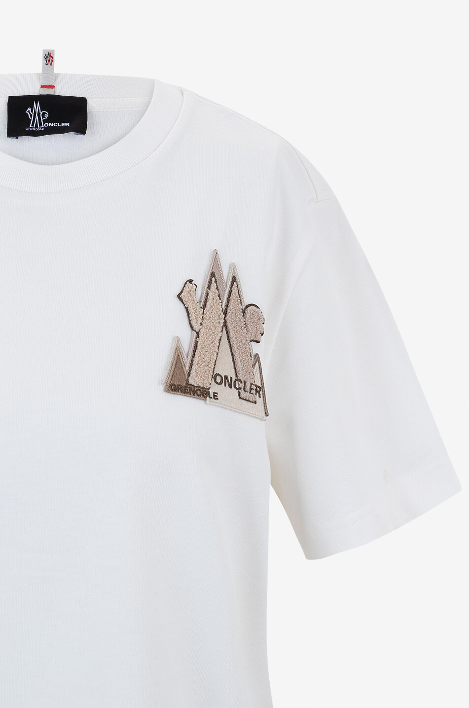 MONCLER GRENOBLE Kurzarm-T-Shirt Day-Namic Damen WEISS 5