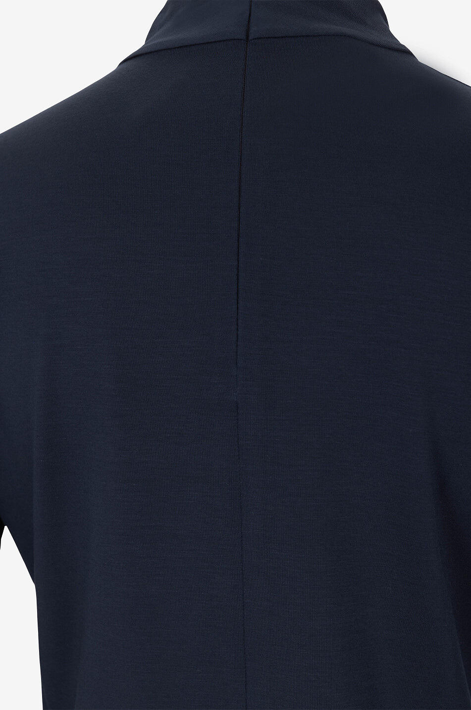 AKRIS PUNTO Top à manches longues et col montant en modal Femme BLEU FONCE 3