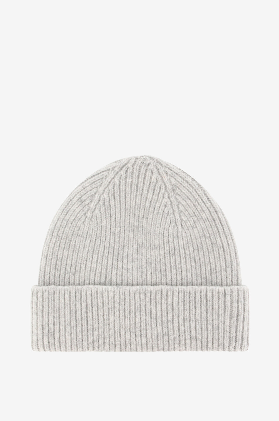 BONGENIE Rippstrickmütze aus Wolle und Angora Barba Herren GRAU 2