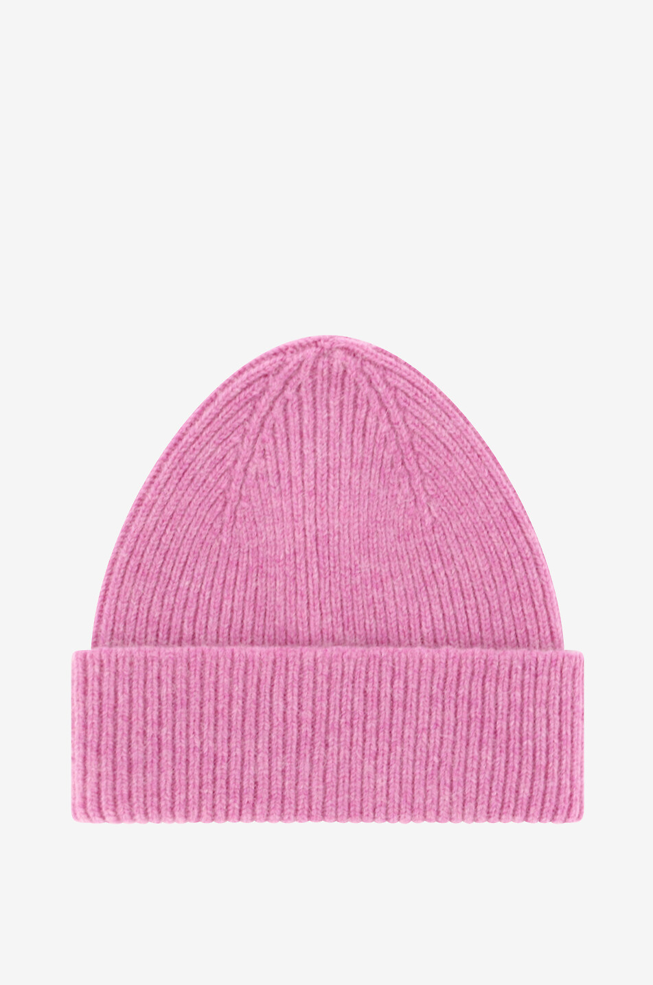 Bonnet côtelé en laine et angora Barba