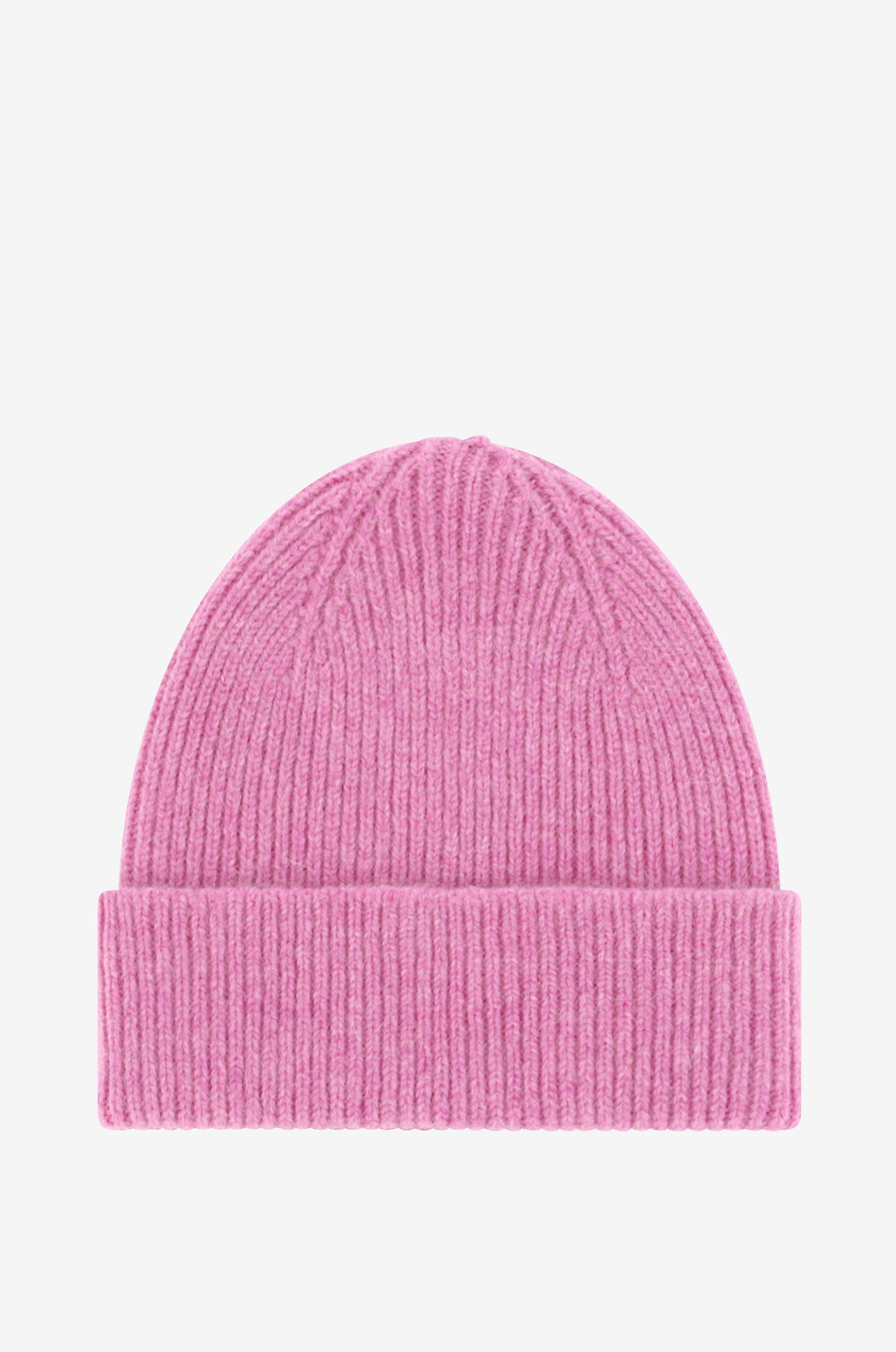BONGÉNIE Bonnet côtelé en laine et angora Barba Homme ROSE 2