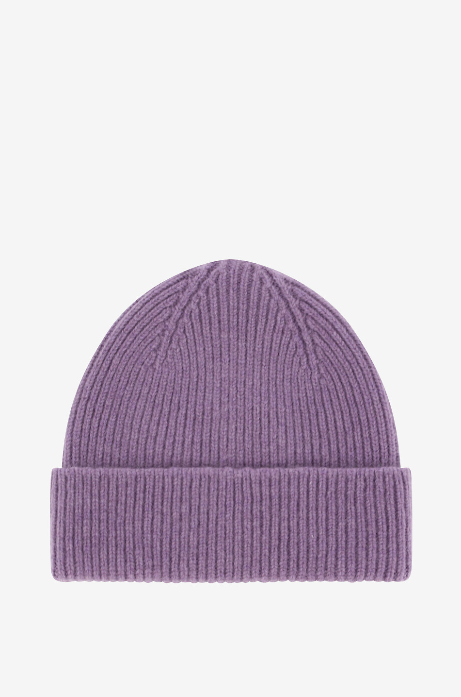 BONGENIE Rippstrickmütze aus Wolle und Angora Barba Herren HELLVIOLETT 2