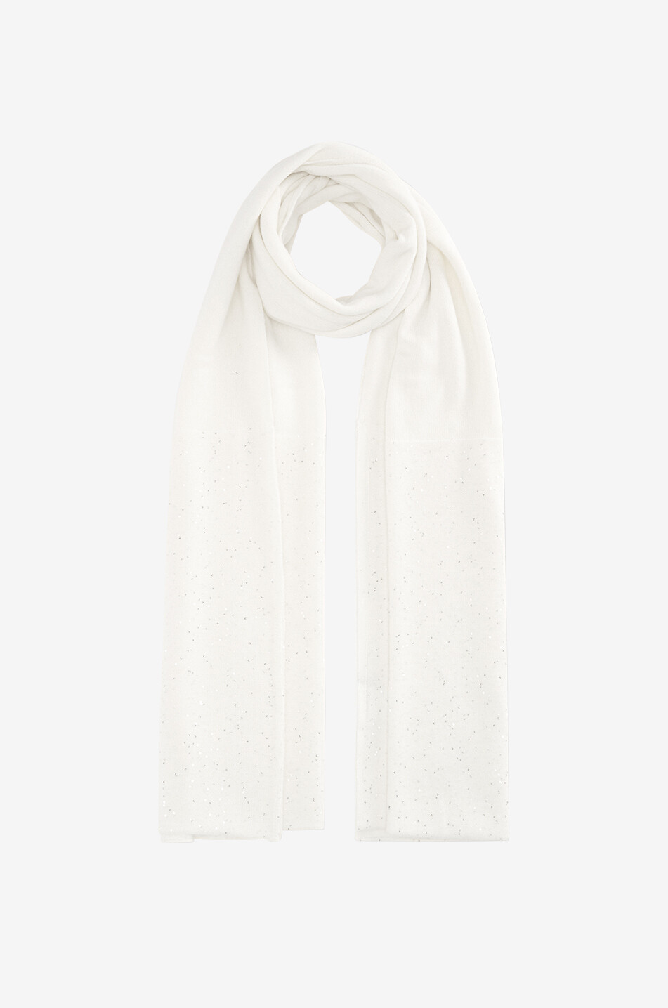 Maxi écharpe en maille de fil Platinum à sequins