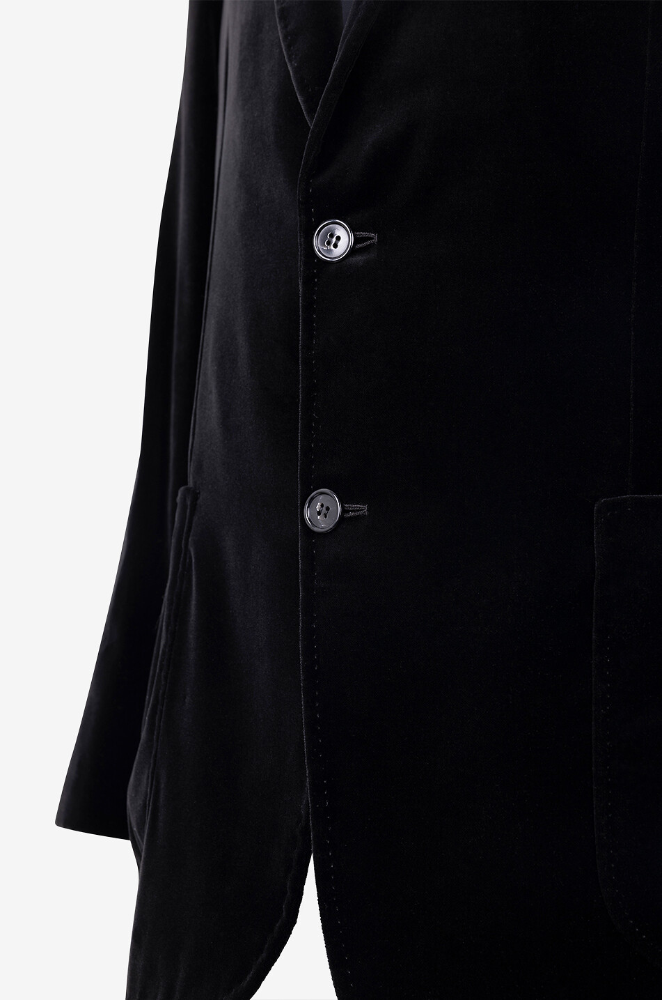 BRIONI Single-breasted velvet blazer Men BLACK 3