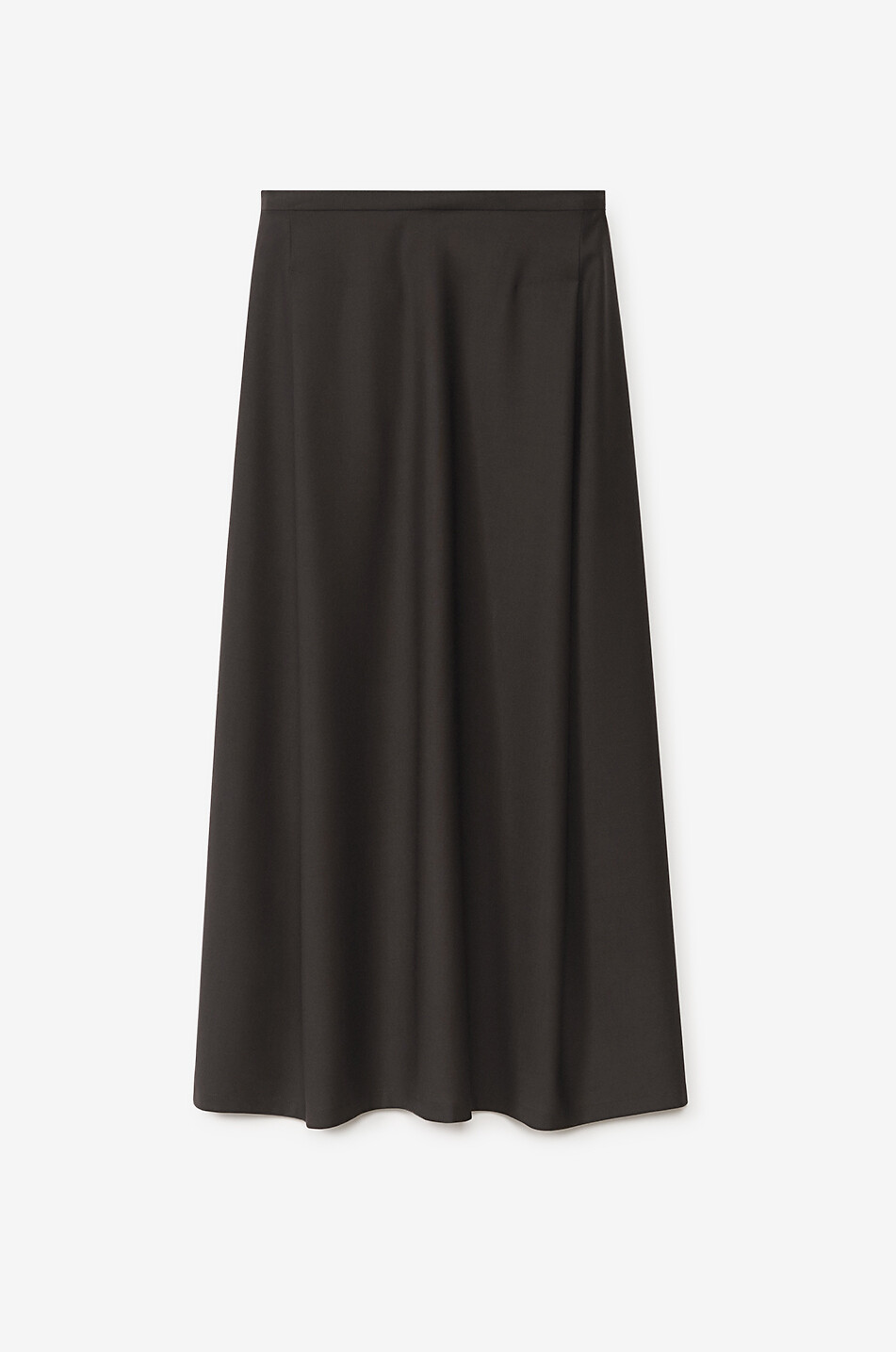 Jupe longue évasée en laine Cool Wool