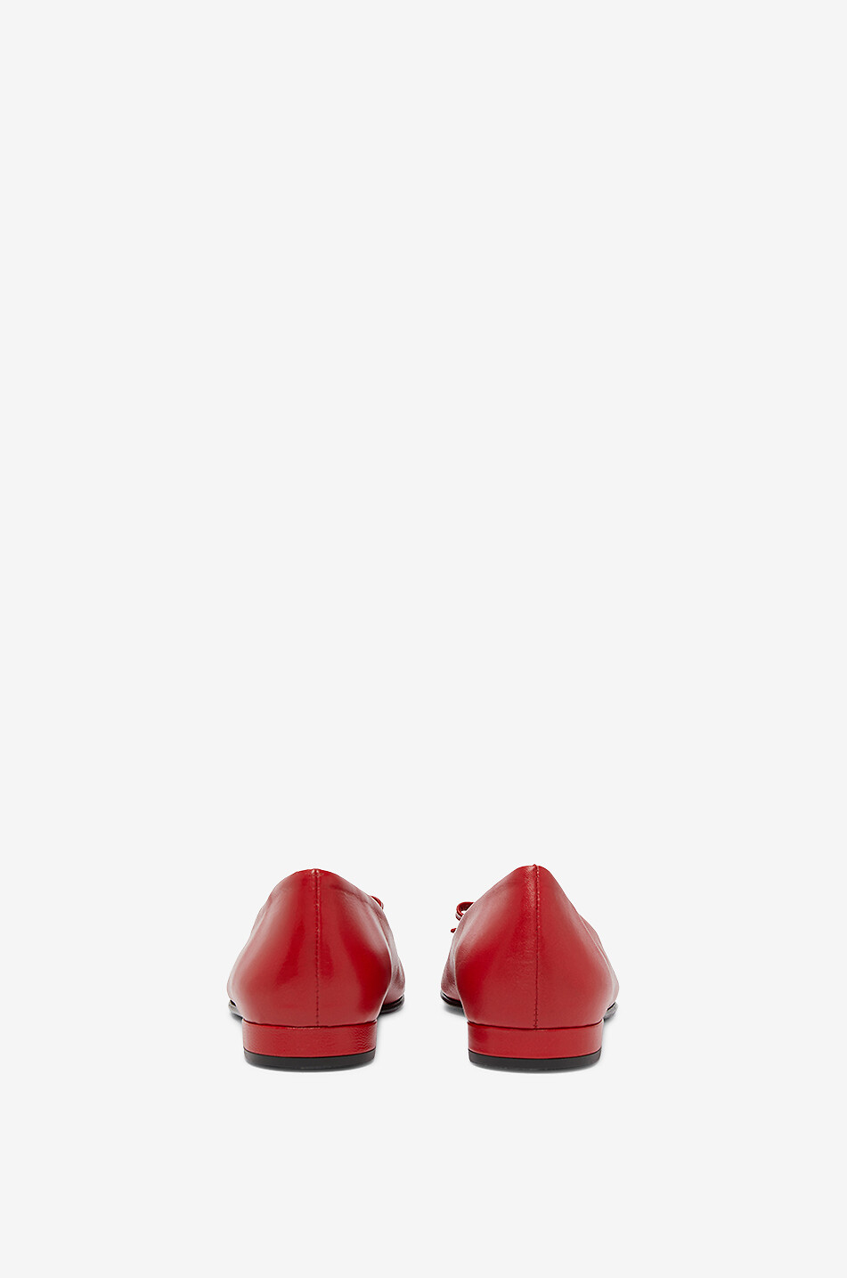 CAREL Ballerines à bout carré en cuir nappa Bella 15 Femme ROUGE 5