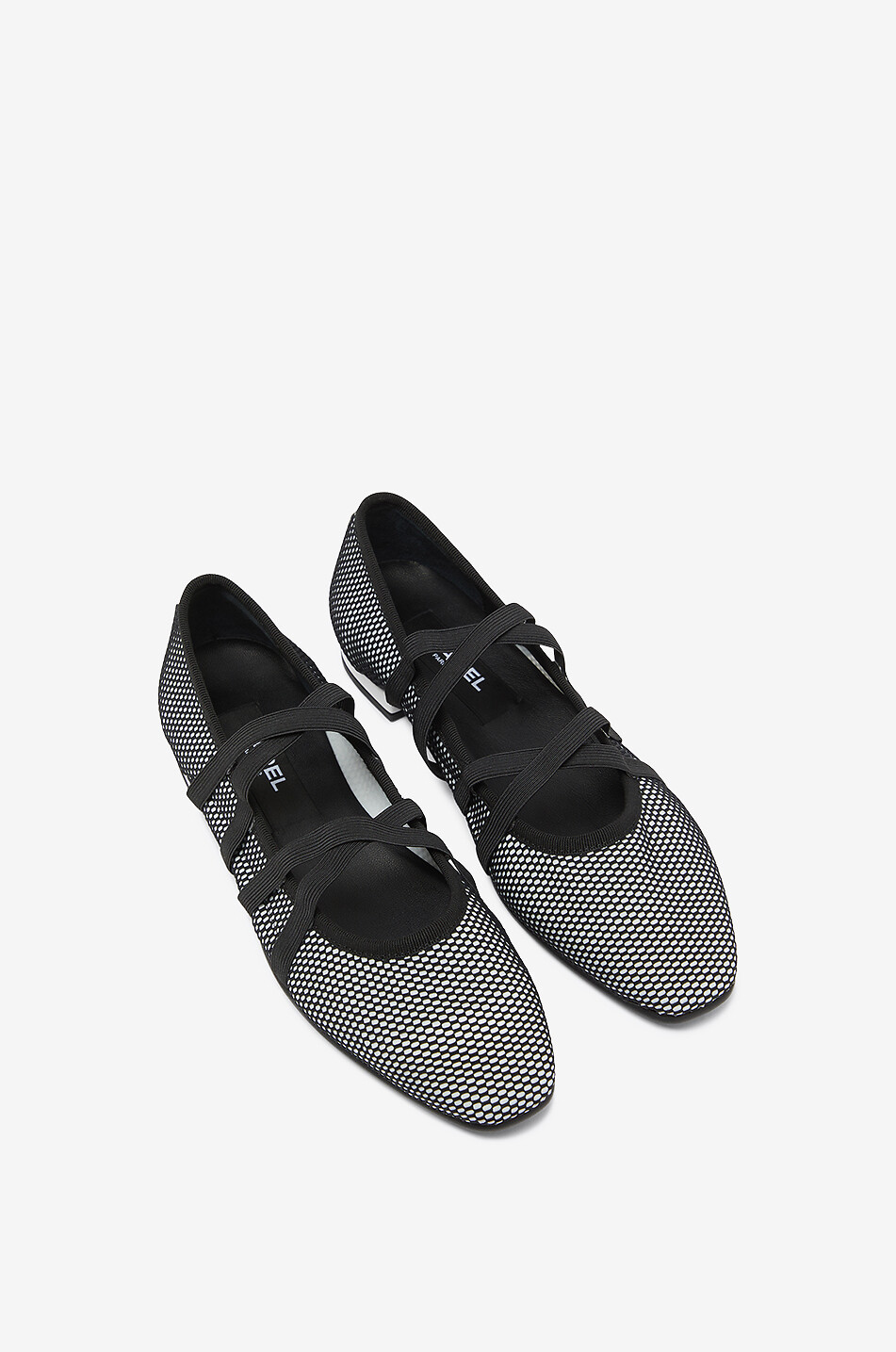 CAREL Ballerines en résille à élastiques Tutu 15 Femme NOIR 3