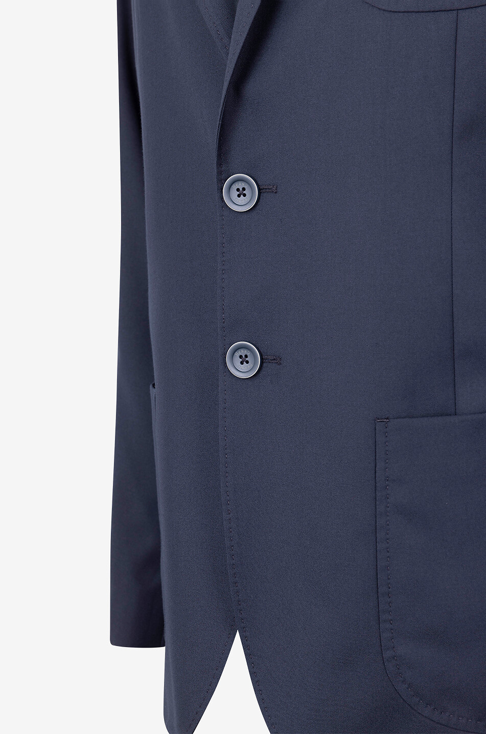 Einreihiger Blazer in gebürsteter Wolloptik New Business