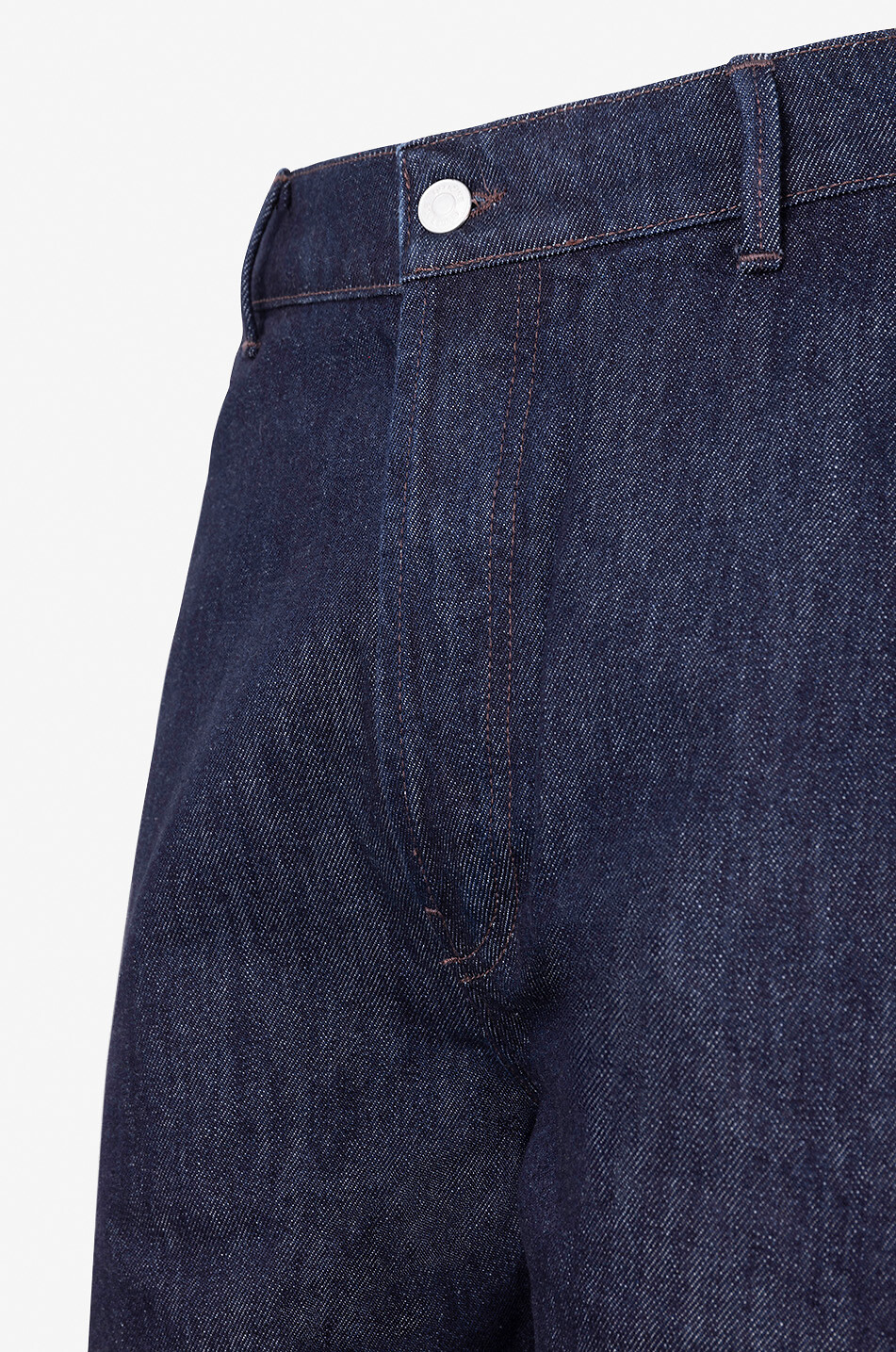 OFFICINE GENERALE Nemir cotton wide-leg jeans Men DARK BLUE 3