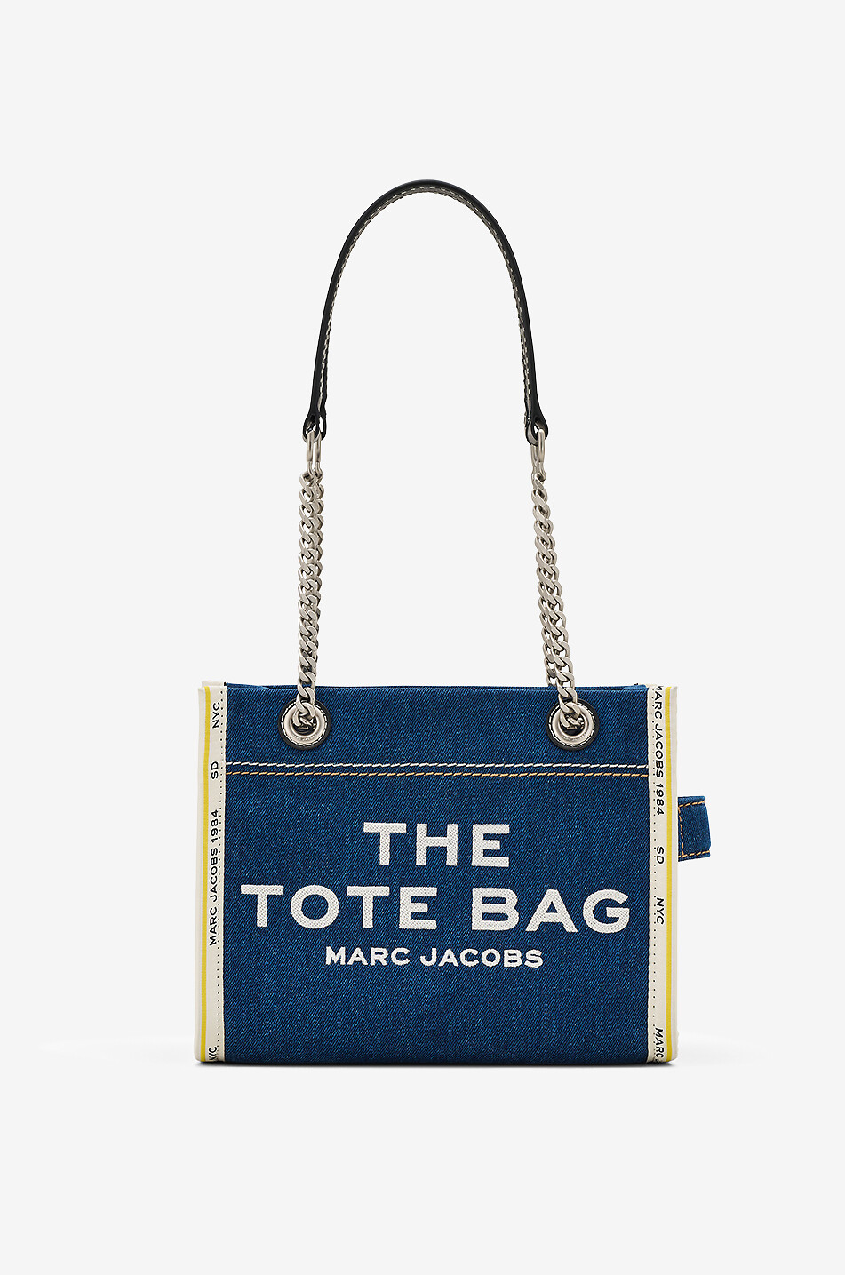 The Denim Chain Small Tote Bag jeans bag MARC JACOBS Bongenie