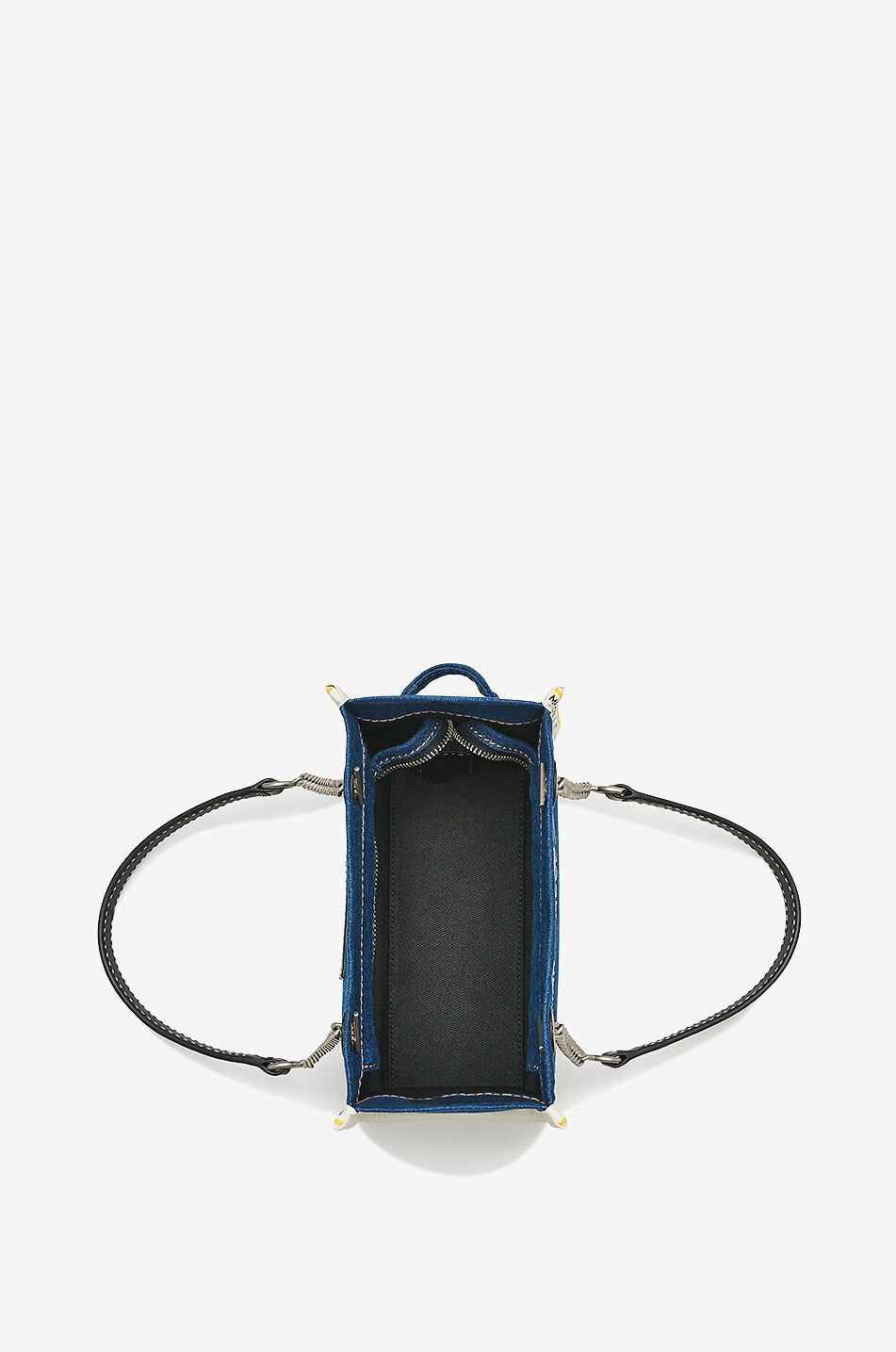 MARC JACOBS Sac cabas en jean The Denim Chain Small Tote Bag Femme BLEU FONCE 6