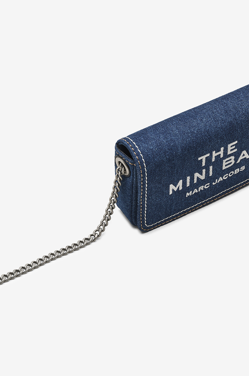 MARC JACOBS The Denim Chain Mini Bag jeans shoulder bag Women DARK BLUE 4