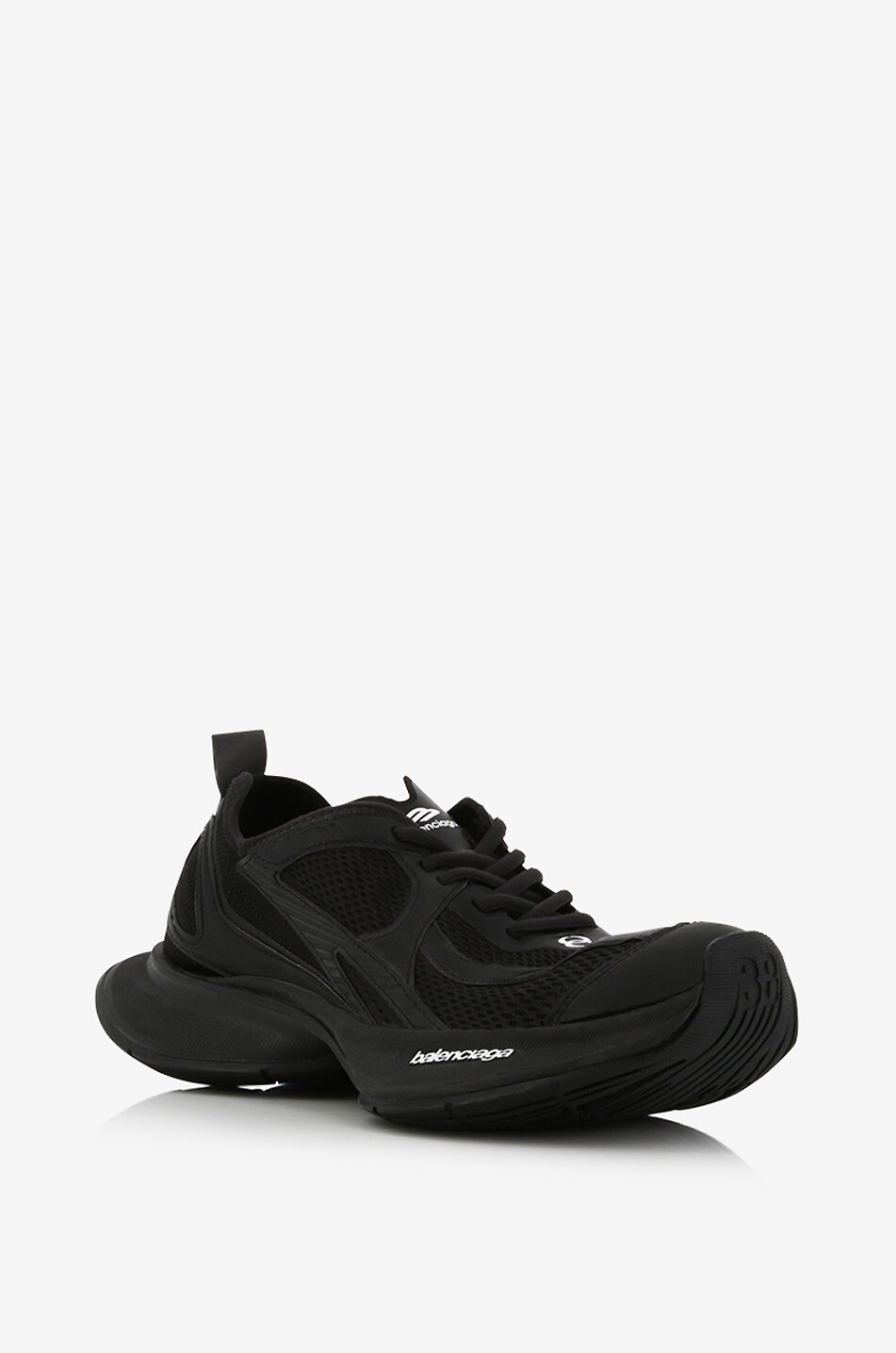 Baskets basses multi-matière à lacets Circuit